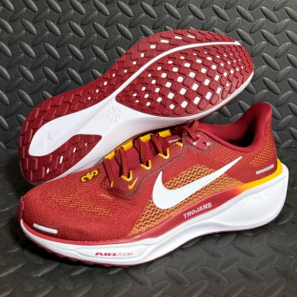 Nike Air Zoom Pegasus 41‎ USC Trojans Running Shoes Mens Size 8 - Picture 1 of 6